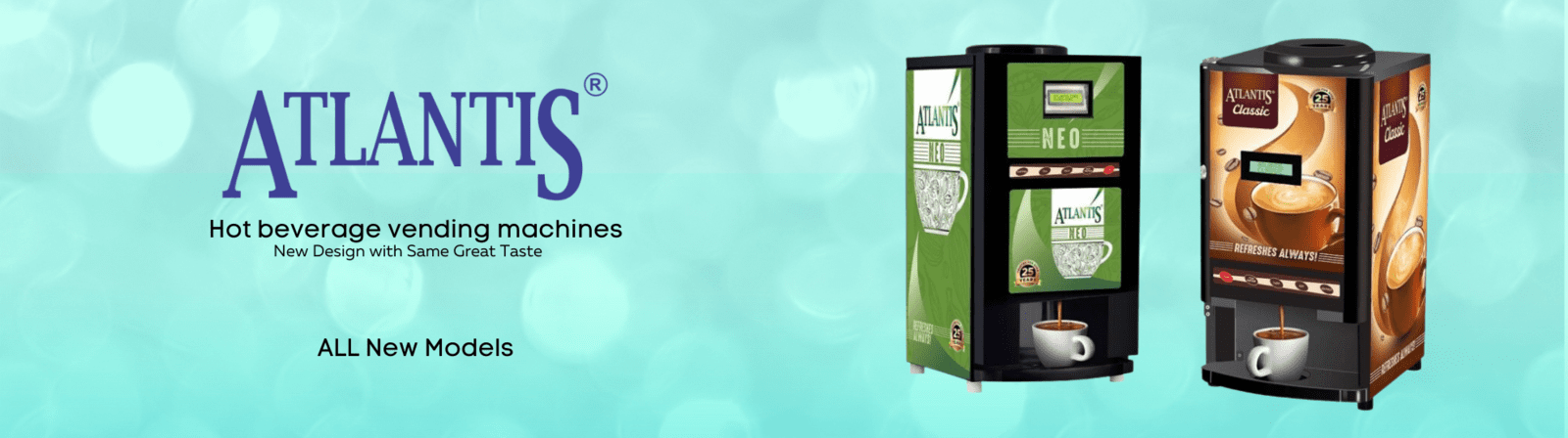 Atlantis tea and coffee vending machine dealer in Gurgaon