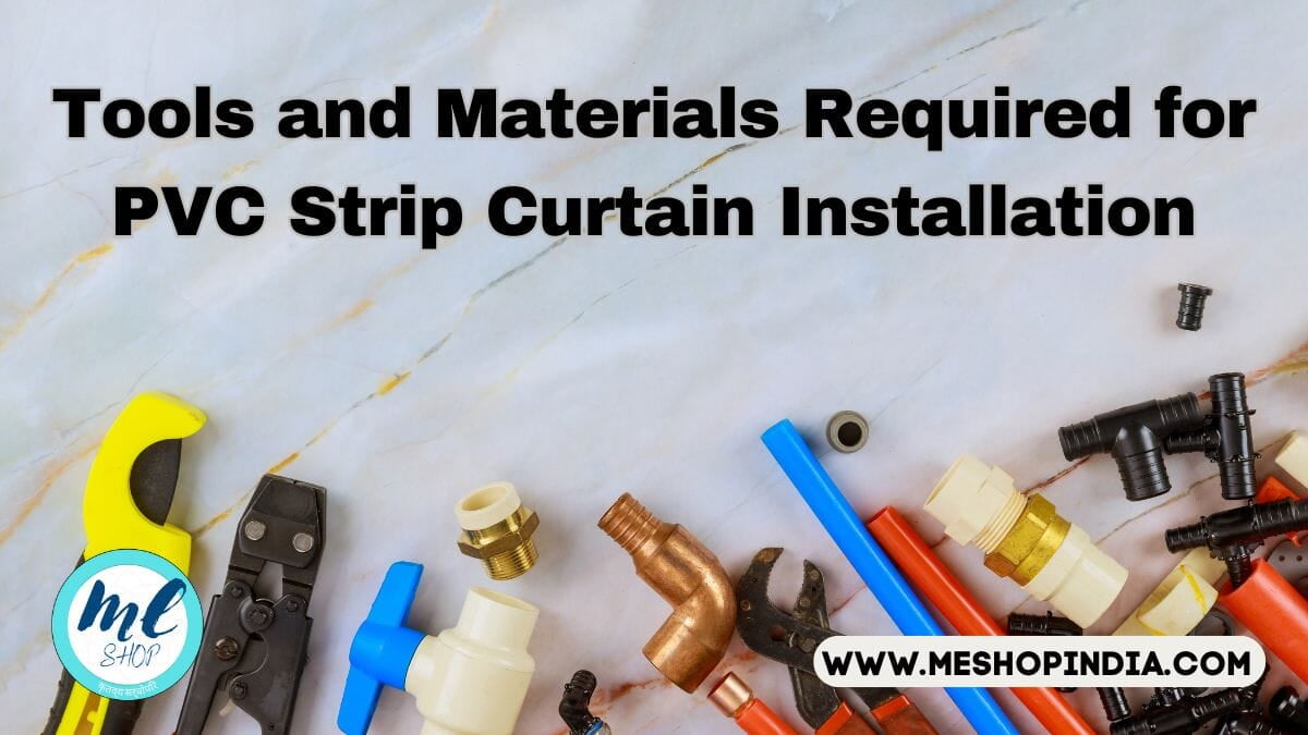  PVC Strip Curtain Installation
