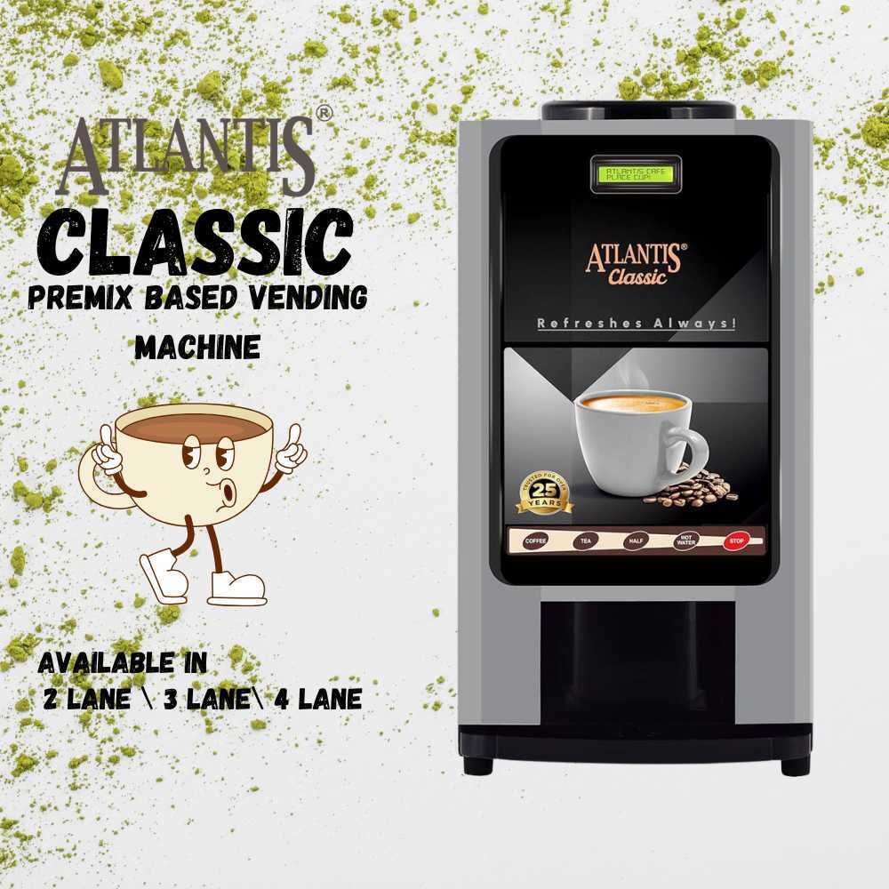 Atlantis 2 Lane Tea Vending Machine | Top Tea Machine Dealer in Delhi NCR