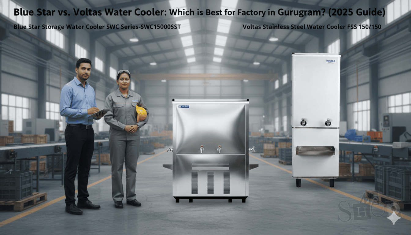 Blue Star vs. Voltas Water Cooler: Which is Best for Factories in Gurugram?