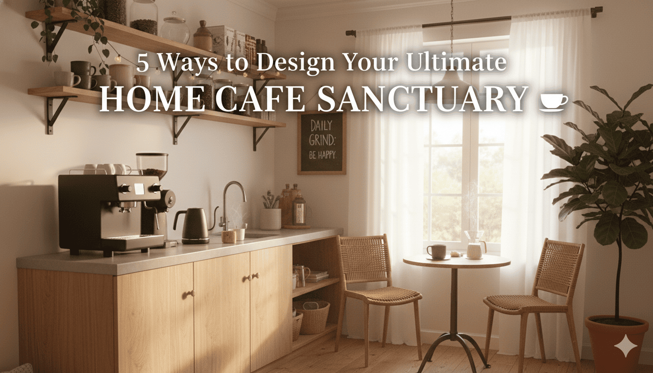 5 Expert Ways to Build Your Ultimate "Home Cafe" | Me Shop Export 