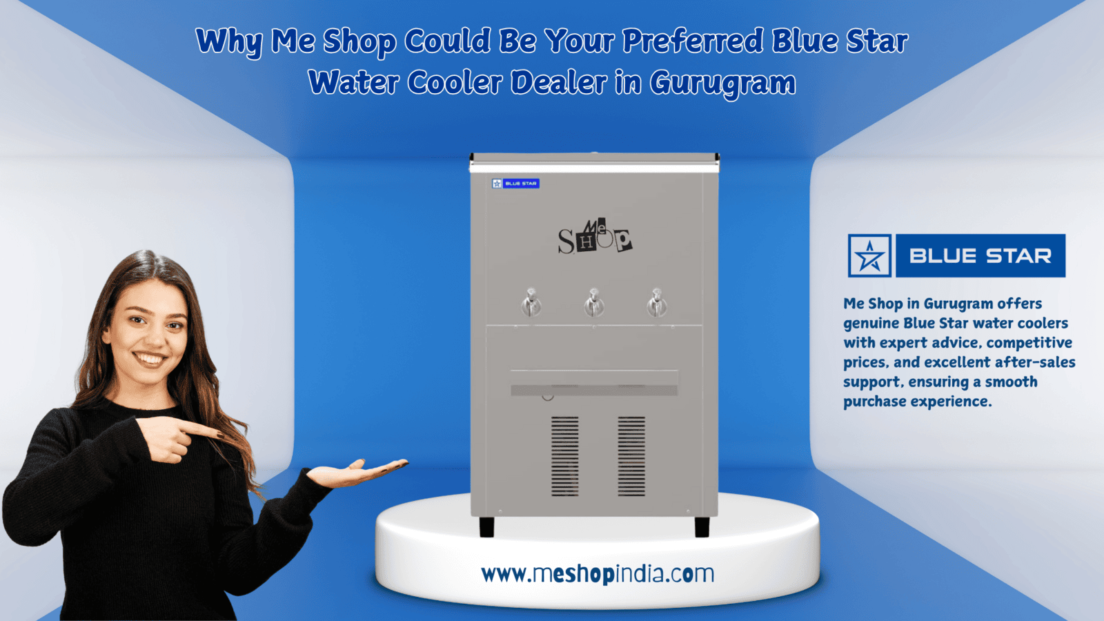 Why Me Shop Could Be Your Preferred Blue Star Water Cooler Dealer in Gurugram