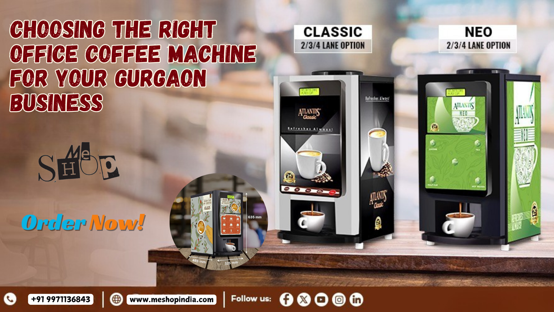 Choosing the Right Office Coffee Machine for Your Gurgaon Business: