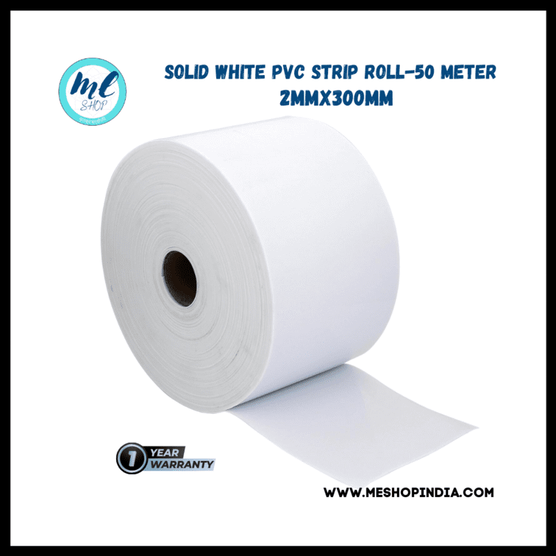 Buzz Lite PVC Roll-Welding Grade 50 mtr-2 MM x 300 mm Solid white with 12 months warranty