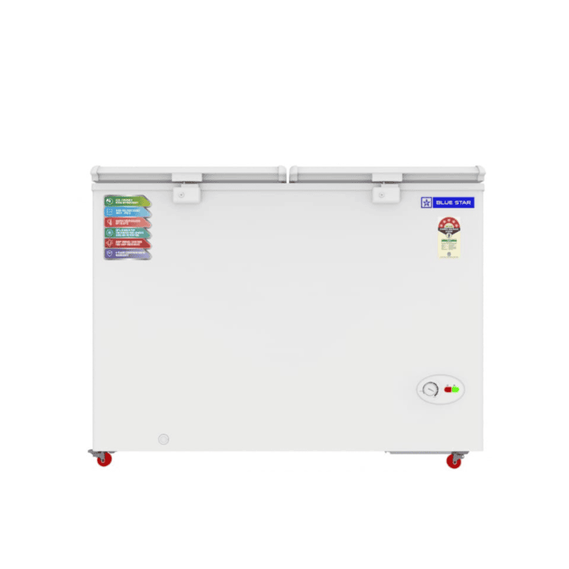 Blue Star Hard Top Chest Freezer CF5-330NEYW (Front View) Blue Star Hard Top Chest Freezer CF5-330NEYW (Front View)