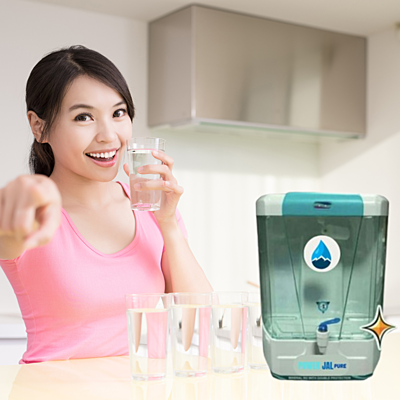 "Family enjoying clean water from Power Jal Aqua Shield- Platinum ROUV" "Family enjoying clean water from Power Jal Aqua Shield- Platinum ROUV"