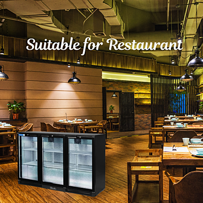 Efficient Cooling for Bars and Restaurants: The Blue Star 3-door backbar chiller Efficient Cooling for Bars and Restaurants: The Blue Star 3-door backbar chiller