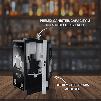 Atlantis Classic 3 lane Tea and Coffee vending machine Atlantis Classic 3 lane Tea and Coffee vending machine