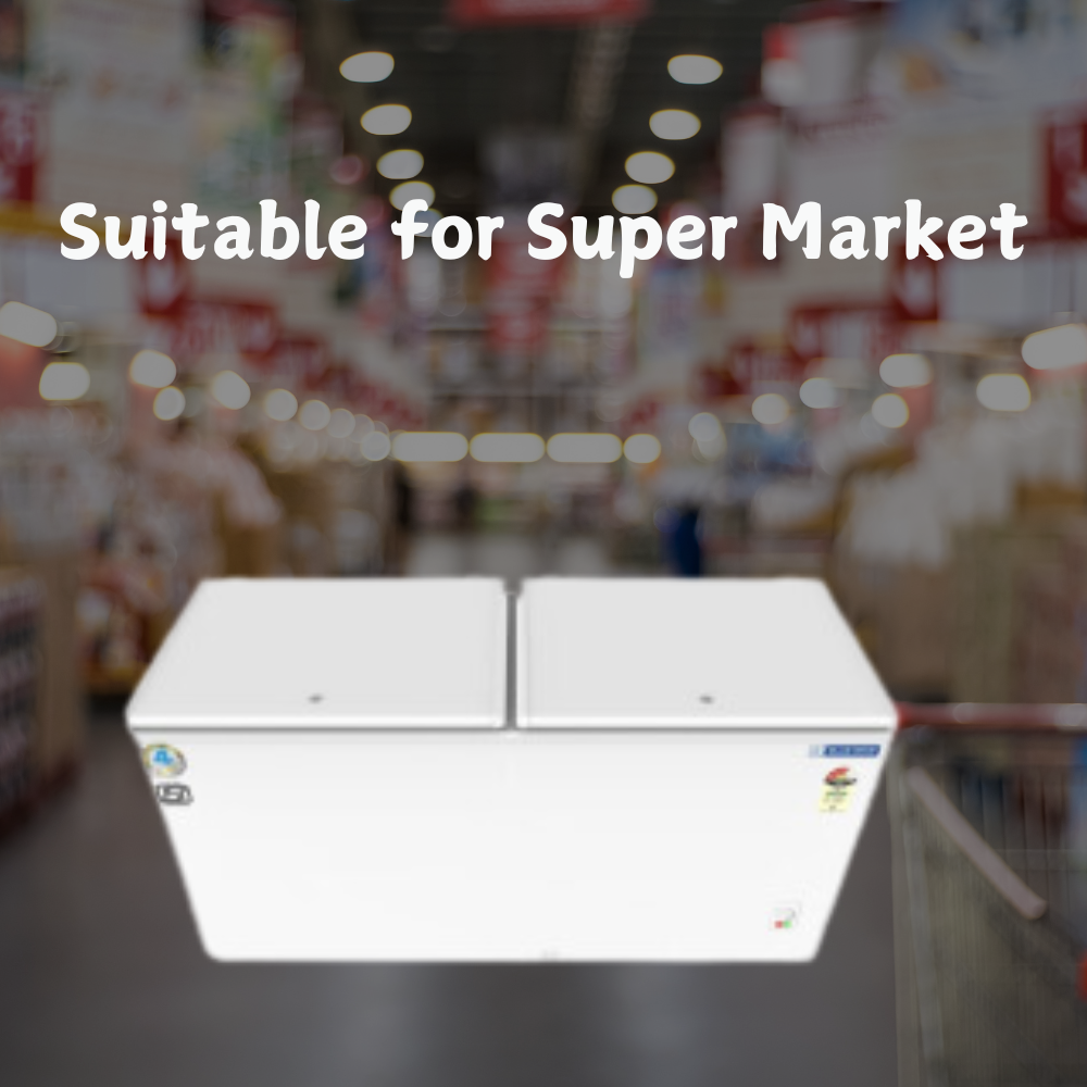 Suitable for Super Market: Blue star Hard Top 500 litre Chest Freezer CF3-500MPW Suitable for Super Market: Blue star Hard Top 500 litre Chest Freezer CF3-500MPW