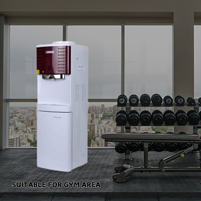 Suitable for Large Gym Area: Blue star BWD1FMRGB water dispenser with Cooling Cabinet Suitable for Large Gym Area: Blue star BWD1FMRGB water dispenser with Cooling Cabinet
