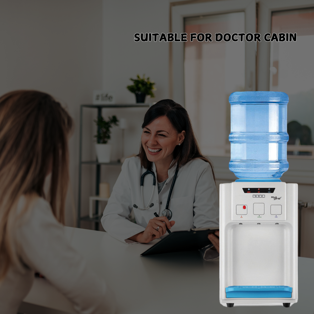 Suitable for Doctor cabin: Usha Aquagenie Table Top water dispenser Suitable for Doctor cabin: Usha Aquagenie Table Top water dispenser