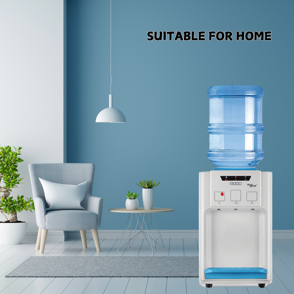 Suitable for Home: Usha Aquagenie Table Top water dispenser Suitable for Home: Usha Aquagenie Table Top water dispenser