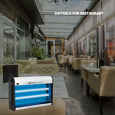 Suitable for Restaurant: Avro flykil-lite killer 1200 Sleek Series flying insect killer Suitable for Restaurant: Avro flykil-lite killer 1200 Sleek Series flying insect killer