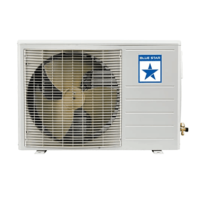 Blue Star Fixed Speed Split AC with its remote control, highlighting its user-friendly operation. Blue Star Fixed Speed Split AC with its remote control, highlighting its user-friendly operation.