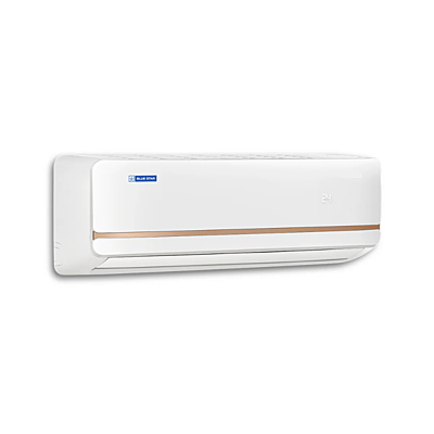 Blue Star Fixed Speed Split AC - 1 Ton 3 Star-T Series cooling a small bedroom. Blue Star Fixed Speed Split AC - 1 Ton 3 Star-T Series cooling a small bedroom.