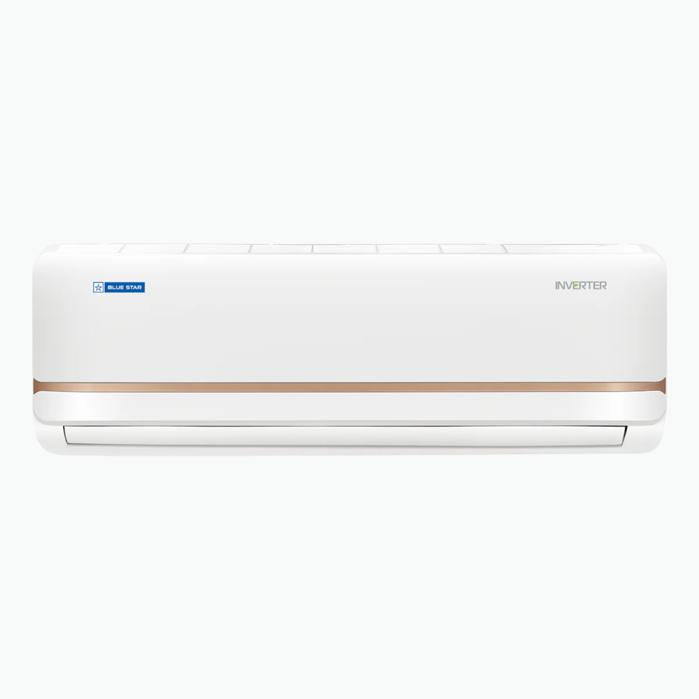 Enjoy precise temperature control and comfort with the Blue Star Inverter Split AC. Enjoy precise temperature control and comfort with the Blue Star Inverter Split AC.