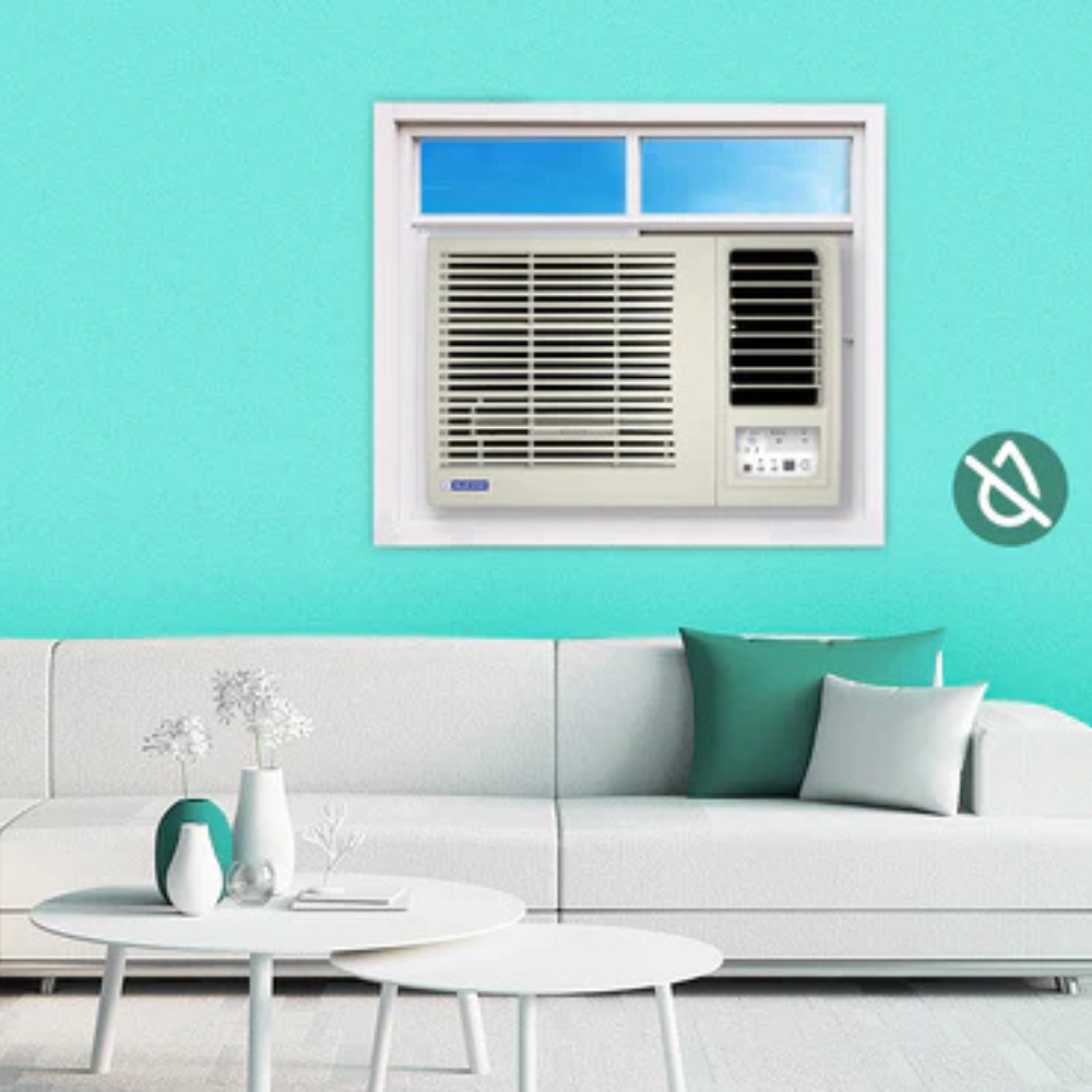 A person relaxing in a cool and comfortable room with the Blue Star WFD309L. A person relaxing in a cool and comfortable room with the Blue Star WFD309L.