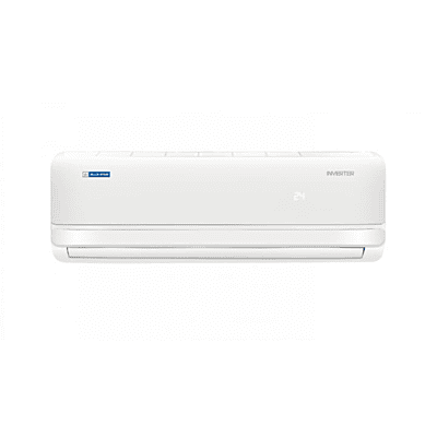 The Blue Star IC524BKURWK Inverter Split AC efficiently cools a living room.