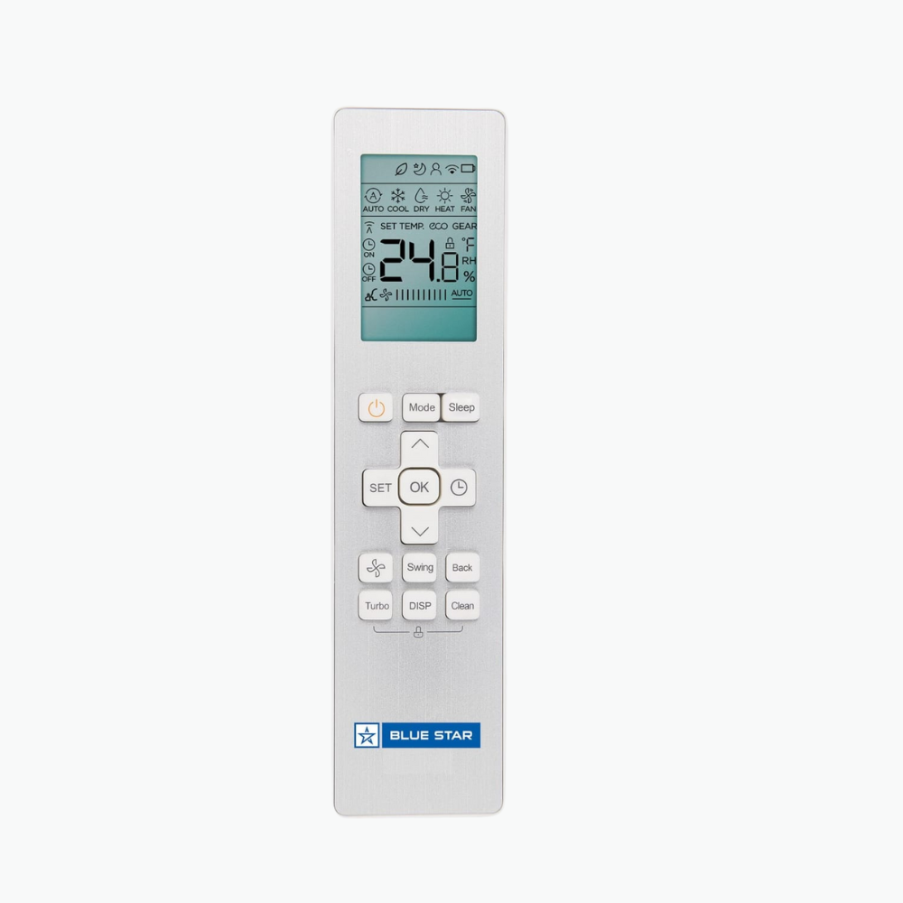 Blue Star VC124GBTUR1 Verticool Air Conditioner-with LCD Display Remote. Blue Star VC124GBTUR1 Verticool Air Conditioner-with LCD Display Remote.