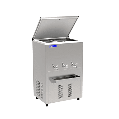 Stainless steel Blue Star water cooler, PC Series, model PC120120SST. Stainless steel Blue Star water cooler, PC Series, model PC120120SST.