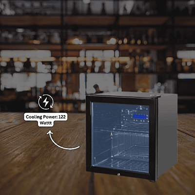 65-liter capacity beverage chiller, Blue Star VC65D.