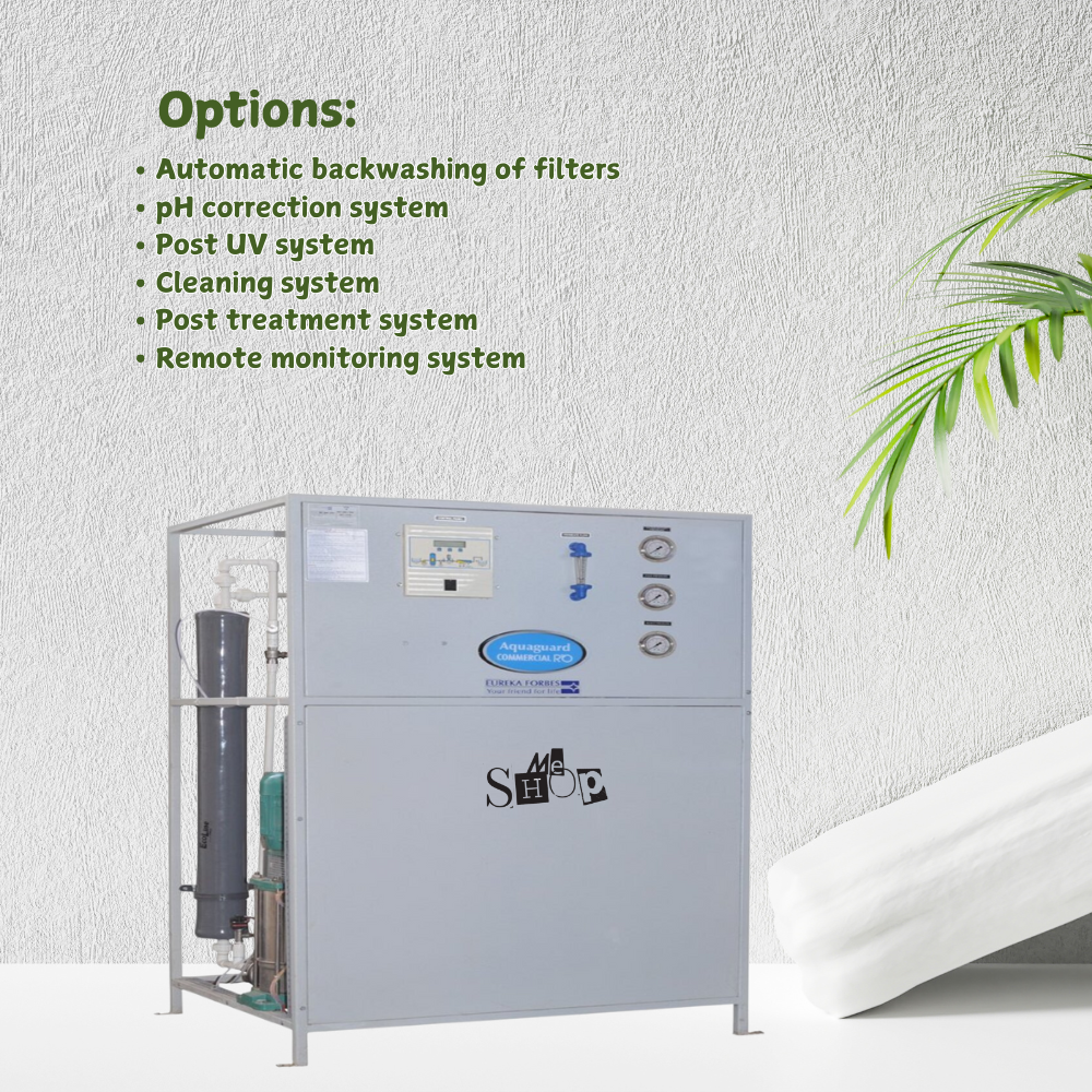 Stainless steel skid Aquaguard 100 LPH RO system Stainless steel skid Aquaguard 100 LPH RO system