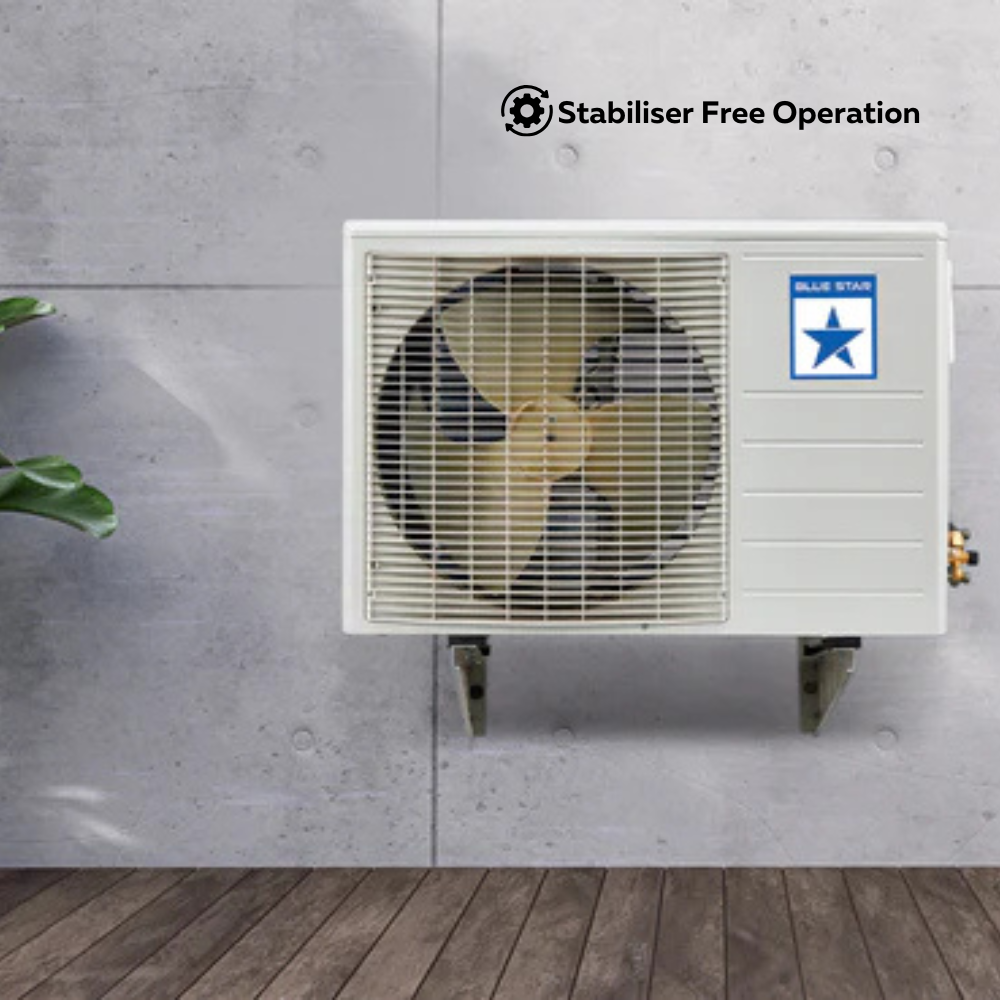 Blue Star Fixed Speed Window AC-WFE312L 1 Ton 3 Star with Stabiliser Free Operation Blue Star Fixed Speed Window AC-WFE312L 1 Ton 3 Star with Stabiliser Free Operation