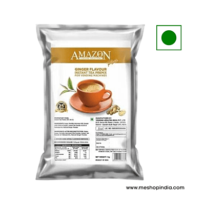 Amazon 3 in 1 Instant Ginger Plus Tea Premix-1000gm-Ginger Plus Tea Flavour Amazon 3 in 1 Instant Ginger Plus Tea Premix-1000gm-Ginger Plus Tea Flavour