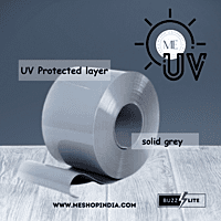 Buzz Lite PVC Roll-Welding Grade 50 mtr-2 MM x 200 mm Solid Grey with 12 months warranty