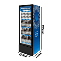 Frigo glass Visi Cooler VG1D550-525 liters Frigo glass Visi Cooler VG1D550-525 liters