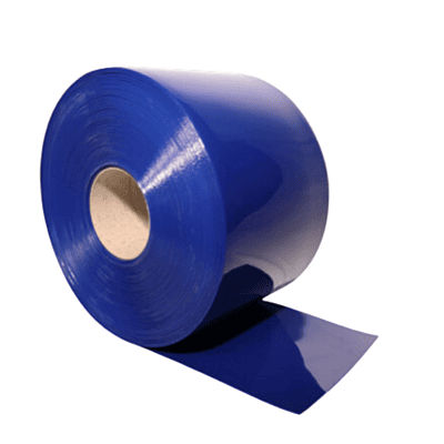 Buzz Lite Strip Curtain-Dop quality 50 mtr-3 MM x 200 mm Solid Blue