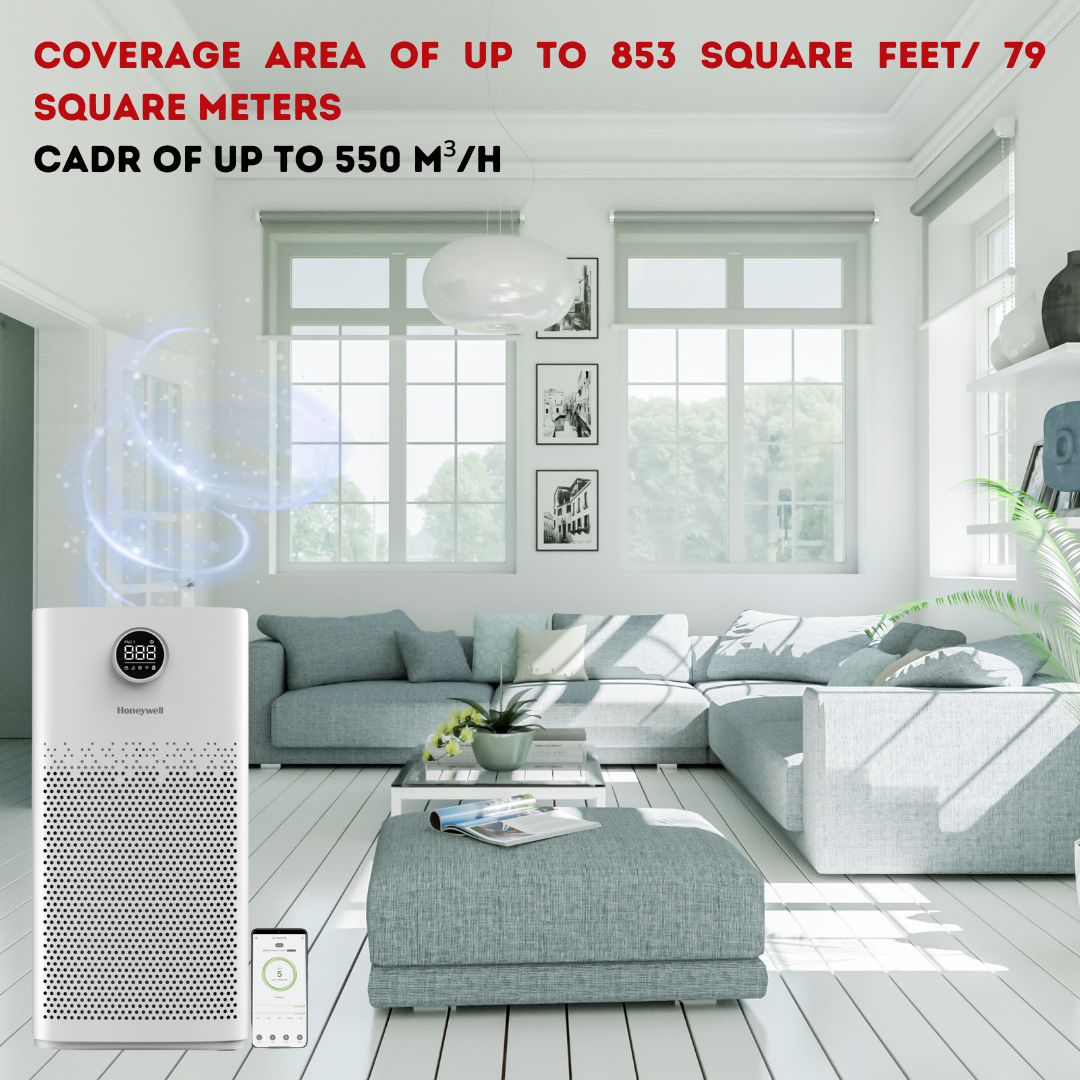 Honeywell Air Touch P2 Platinum Series Air Purifier in Living room Honeywell Air Touch P2 Platinum Series Air Purifier in Living room