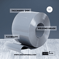 Buzz Lite PVC Roll-Welding Grade 50 mtr-2 MM x 200 mm Solid Grey with 12 months warranty