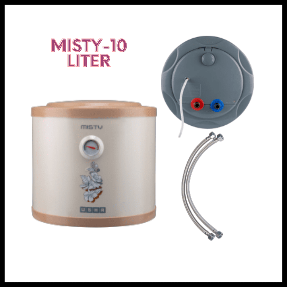 Usha 10 liter Water Heater-Misty-Ivory