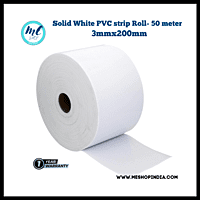 Buzz Lite PVC Roll-Welding Grade 50 mtr-3 MM x 200 mm Solid white with 12 months warranty