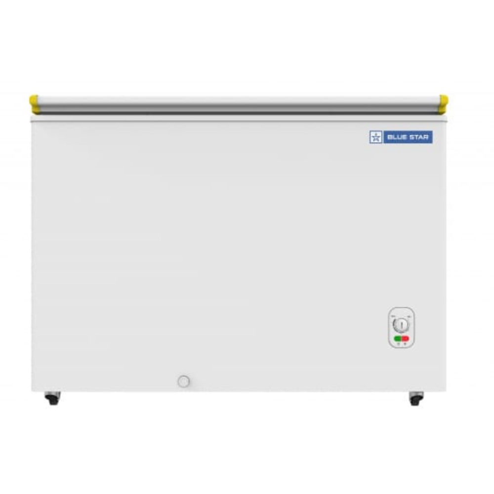 Front look of Blue star Bottle Cooler 300 liter deep freezer-CHBK300MP