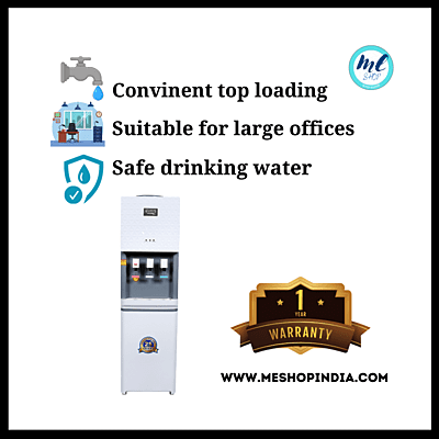 Top-loading design of the Atlantis Jumbo Plus Water Dispenser with easily replacing a water bottle. Top-loading design of the Atlantis Jumbo Plus Water Dispenser with easily replacing a water bottle.