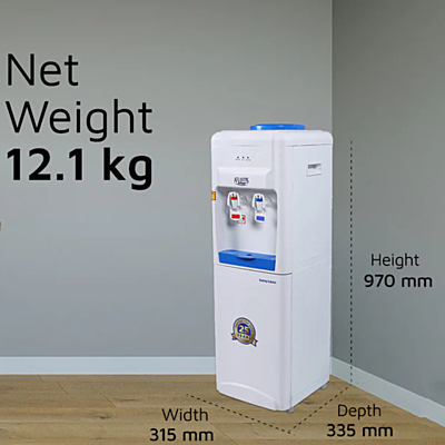 Dimension of Atlantis Blue Hot and old water dispenser Dimension of Atlantis Blue Hot and old water dispenser