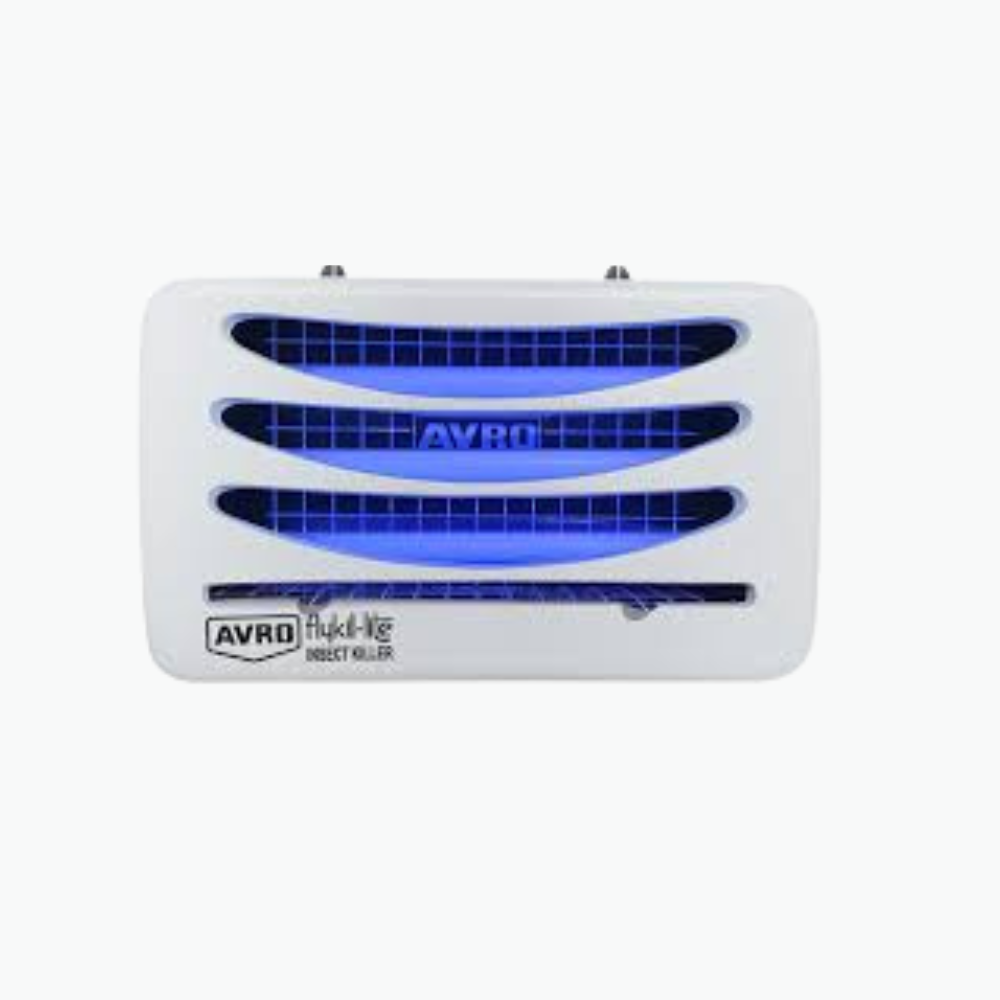 Avro GP-1 Glue Pad Insect Killer, front view. Avro GP-1 Glue Pad Insect Killer, front view.