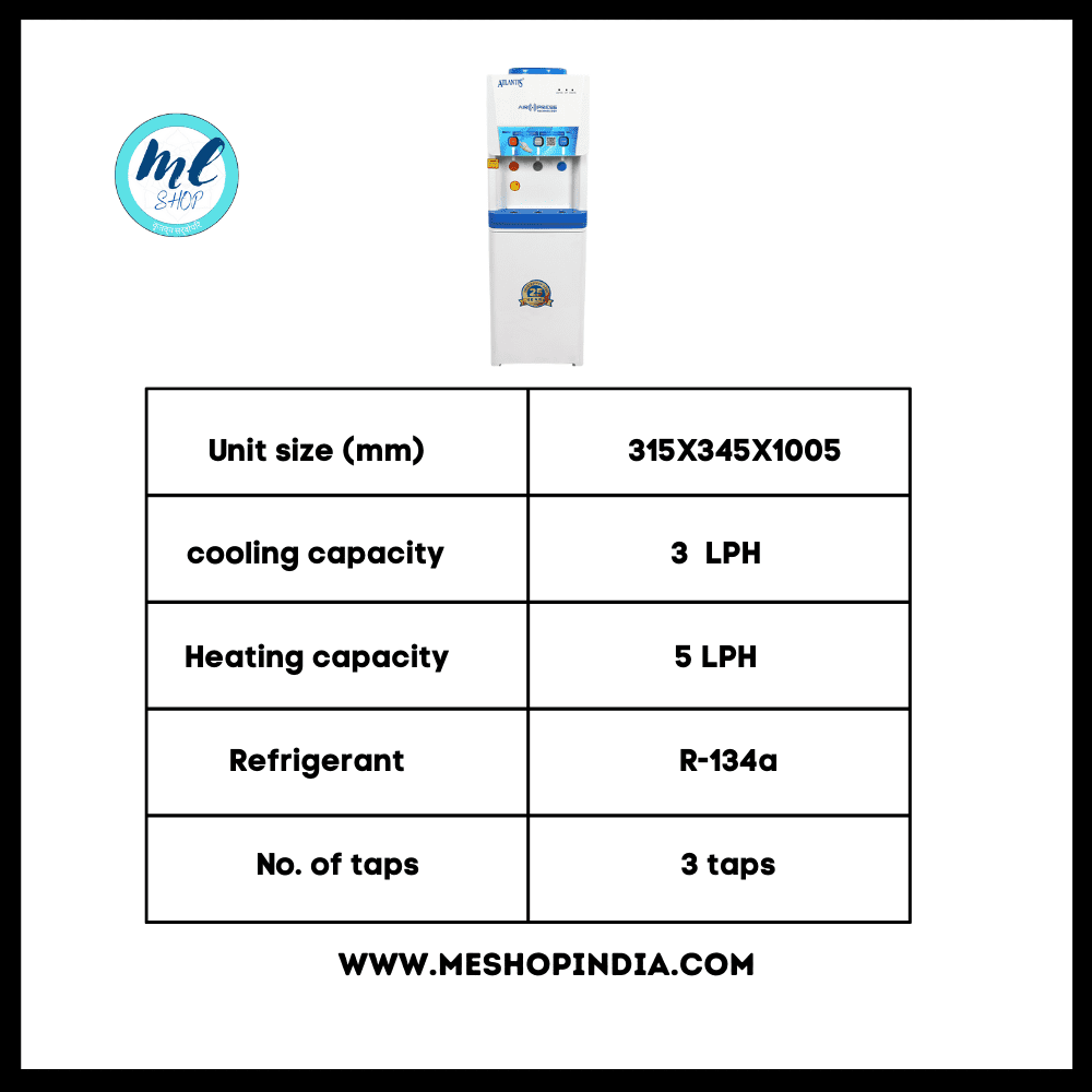 Specification of Atlantis Touchless Water Dispenser Specification of Atlantis Touchless Water Dispenser