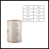 Usha 15 liter Water Heater-Misty-Ivory