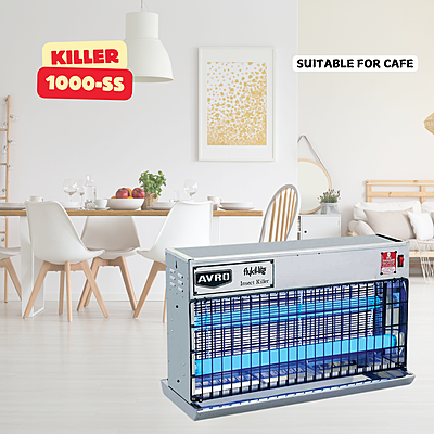 Best for Cafe: Avro insect killer-1000 Stainless steel body classic series Best for Cafe: Avro insect killer-1000 Stainless steel body classic series