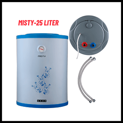 Usha 25 liter Water Heater-Misty-Blue Hibiscus