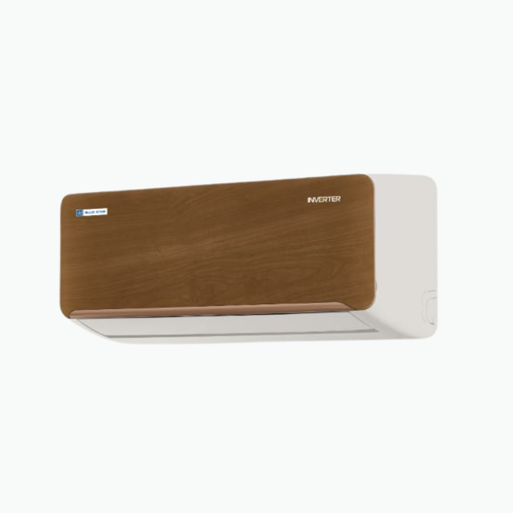 Shop Online Blue Star ID512QNUR-Wooden Inverter Split AC-1 Ton 5 Star at Me Shop.
