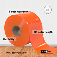 Buzz Lite PVC Roll-Welding Grade 50 mtr-5 MM x 200 mm Solid Orange with 12 months warranty