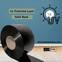Buzz Lite PVC Roll-Welding Grade 50 mtr-3 MM x 200 mm Solid Black with 12 months warranty