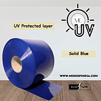 Buzz Lite PVC Roll-Welding Grade 50 mtr-5 MM x 200 mm Solid Blue with 12 months warranty