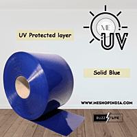 Buzz Lite PVC Roll-Welding Grade 50 mtr-4 MM x 200 mm Solid Blue with 12 months warranty