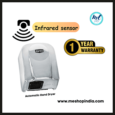 Avro Automatic hand dryer HD06-1650 W non magnetic SS 304 with hot & cold function Avro Automatic hand dryer HD06-1650 W non magnetic SS 304 with hot & cold function