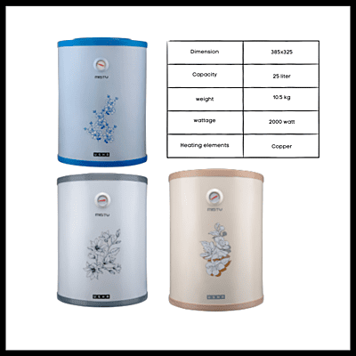 Usha 25 liter Water Heater-Misty-Blue Hibiscus Usha 25 liter Water Heater-Misty-Blue Hibiscus